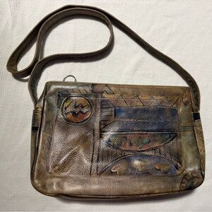 Jane Yoo Wearable Art Crossbody Boho/Vintage bag